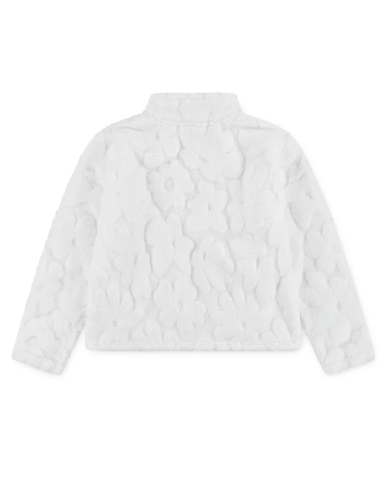 Hurley Big Girls Solid Sherpa Full-Zip Sweatshirt