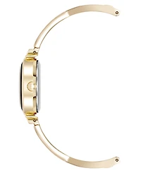 Anne Klein Women's Quartz and Gold-Tone Metal Alloy Bangle Watch Set