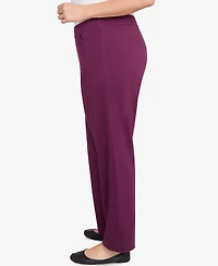 Alfred Dunner Plus Urban Legend Fitted Twill Pull On Short Length Pants
