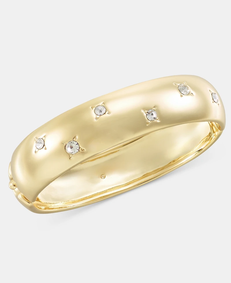 On 34th Crystal Star Puffy Bangle Bracelet, Macy's Exclusive