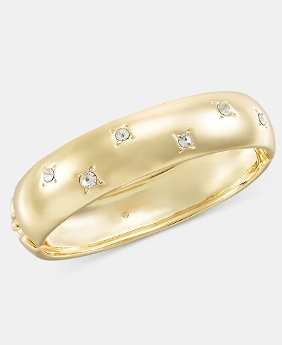 On 34th Crystal Star Puffy Bangle Bracelet, Macy's Exclusive