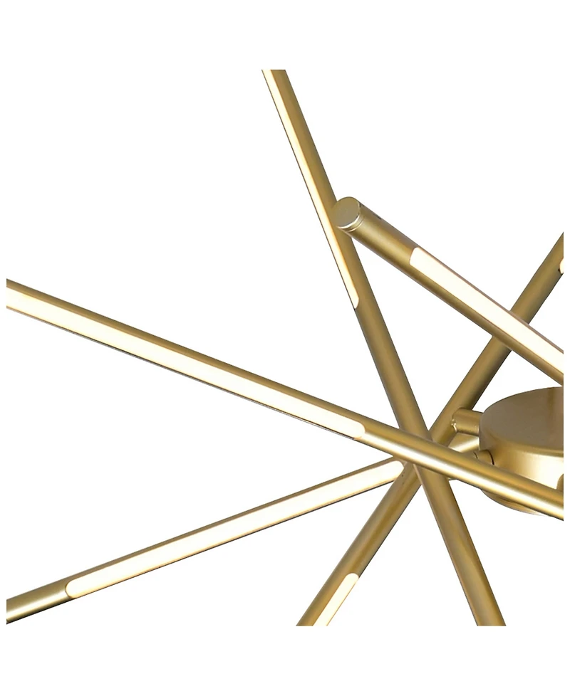 Cwi Lighting 48.5" Metal Oskil Led Integrated Chandelier