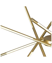 Cwi Lighting 48.5" Metal Oskil Led Integrated Chandelier