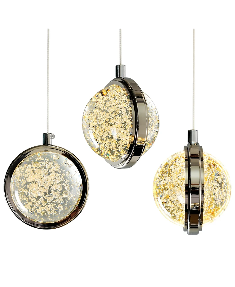 Cwi Lighting 89" Metal Salvador Led Integrated Chandelier