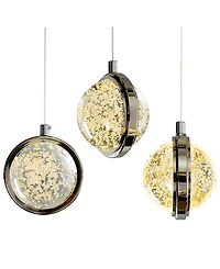 Cwi Lighting 89" Metal Salvador Led Integrated Chandelier