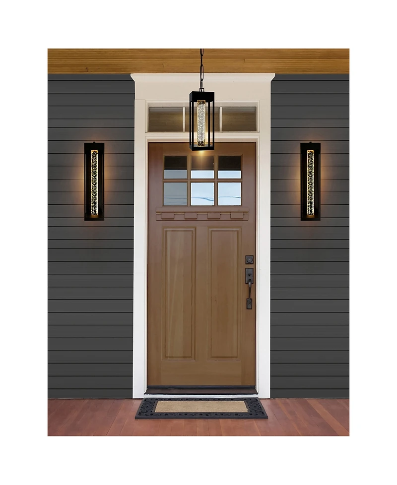 Cwi Lighting 27" Metal Rochester Led Integrated Outdoor Wall Light