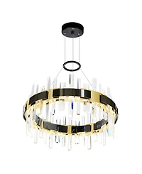 Cwi Lighting 26" Metal Aya Led Integrated Chandelier