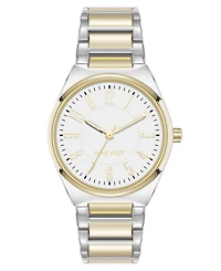 Anne Klein Women's Quartz Easy-to-Read Silver-Tone and Gold-Tone Metal Alloy Watch, 34mm