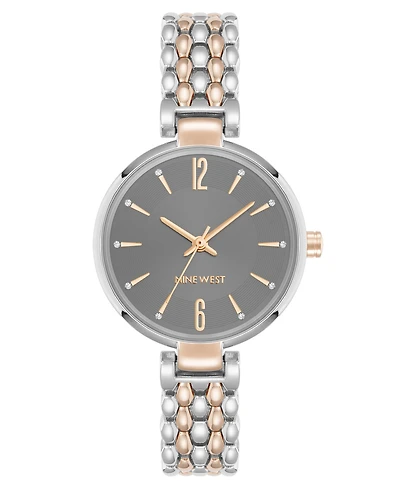 Anne Klein Women's Quartz Contemporary Silver-Tone Metal Alloy Watch