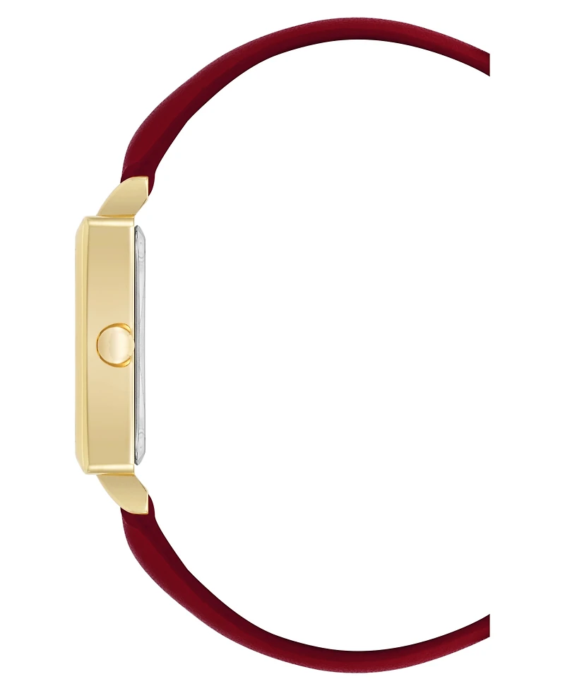 Nine West Women's Quartz Leather and Gold-Tone Watch