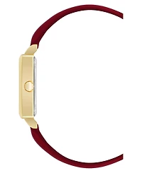 Nine West Women's Quartz Leather and Gold-Tone Watch