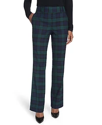 Tommy Hilfiger Women's Watch Plaid Bootcut Trousers