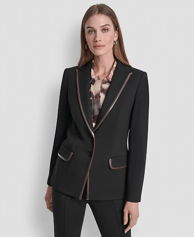 Dkny Women's Two-Button Ponte Jacket
