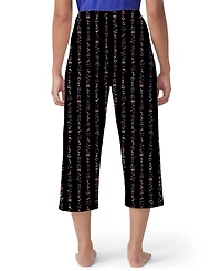 Hue Women's Line Em Up Printed Capri Pajama Pants