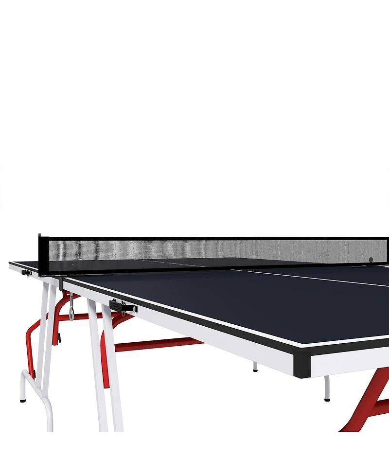 Soozier Full Size Ping Pong Table, Folding Table Tennis Table,