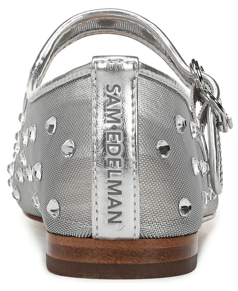 Sam Edelman Women's Michaela Shine Mary Jane Flats