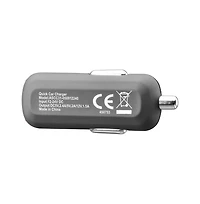 Ventev 24W Ultrafast Usb A Car Charger and Usb A to Micro Usb Cable-Gray