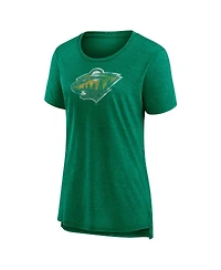 Fanatics Women's Heather Green Minnesota Wild Special Edition 2.0 Modern T-Shirt