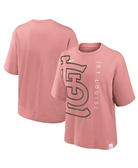 Nike Women's Pink St. Louis Cardinals Statement Boxy T-Shirt