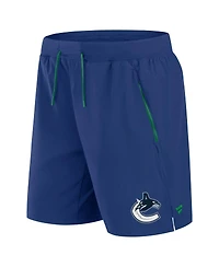Fanatics Men's Blue Vancouver Canucks Authentic Pro Rink Performance Shorts
