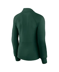 Fanatics Women's Green Bay Packers Elements Raglan Quarter-Zip Jacket