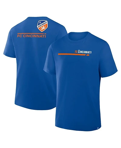 Fanatics Men's Blue Fc Cincinnati Corner Kick Legacy T-Shirt