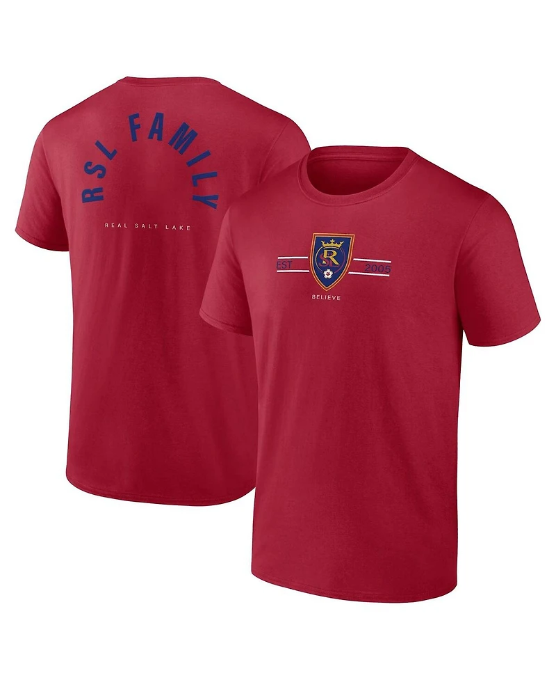 Fanatics Men's Red Real Salt Lake Curl Shot T-Shirt
