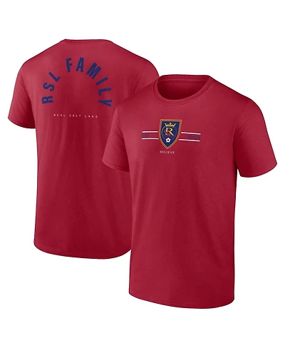 Fanatics Men's Red Real Salt Lake Curl Shot T-Shirt