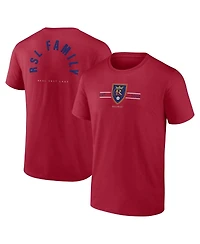 Fanatics Men's Red Real Salt Lake Curl Shot T-Shirt