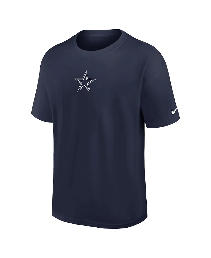 Nike Men's Navy Dallas Cowboys Dominate the Game Essential Max90 T-Shirt