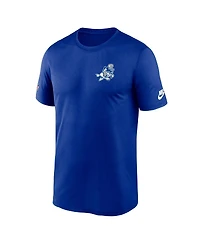 Nike Men's Royal Dallas Cowboys Sideline Alt Pack Small Logo Legend Performance T-Shirt
