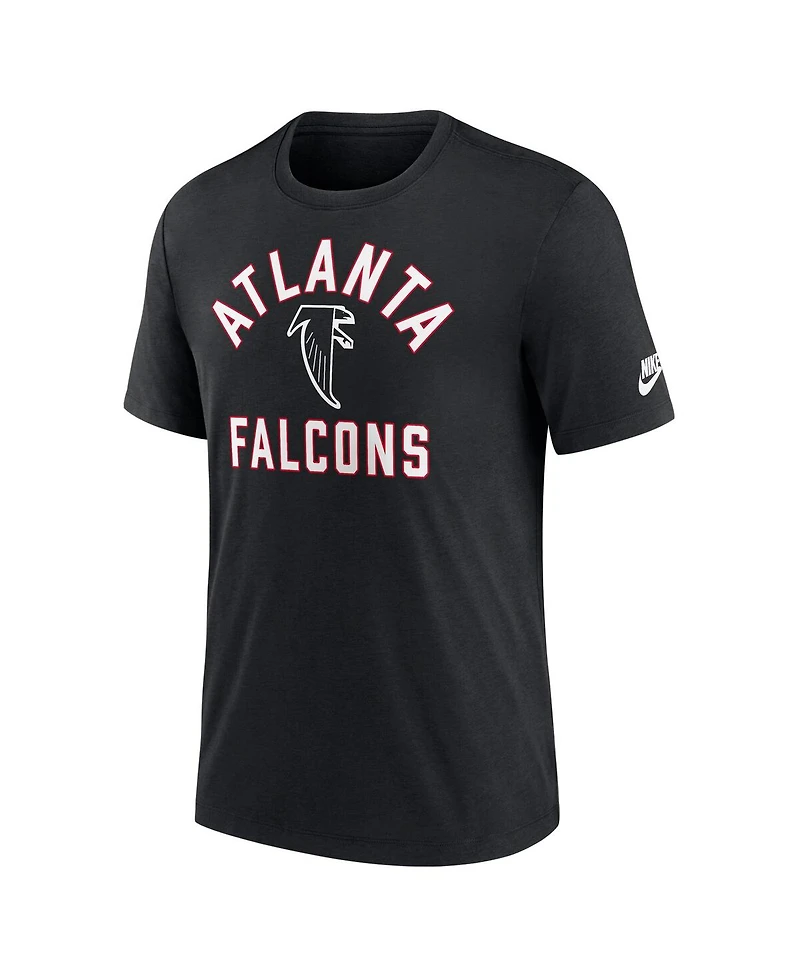 Nike Men's Black Atlanta Falcons Favorable Timeline Tri-Blend T-Shirt