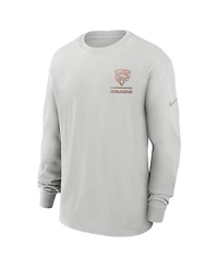 Nike Men's Gray Chicago Bears Essential Heavy Max90 Long Sleeve T-Shirt