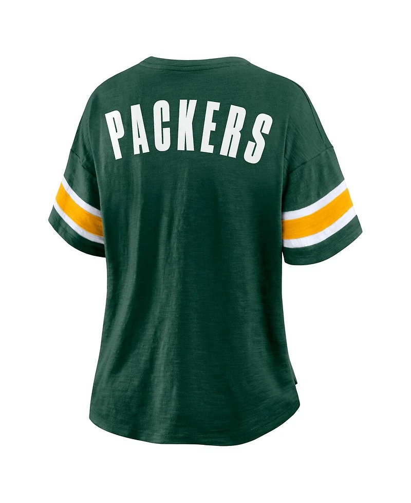 Fanatics Women's Green Bay Packers Redzone Curl Route T-Shirt