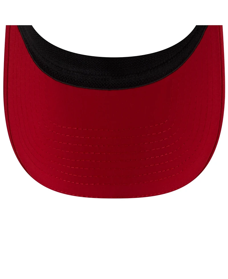 New Era Men's White/Scarlet San Francisco 49ers 2025 Nfl Training Camp Adjustable Visor Hat