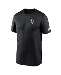 Nike Men's Black Atlanta Falcons Sideline Alt Pack Small Logo Legend Performance T-Shirt
