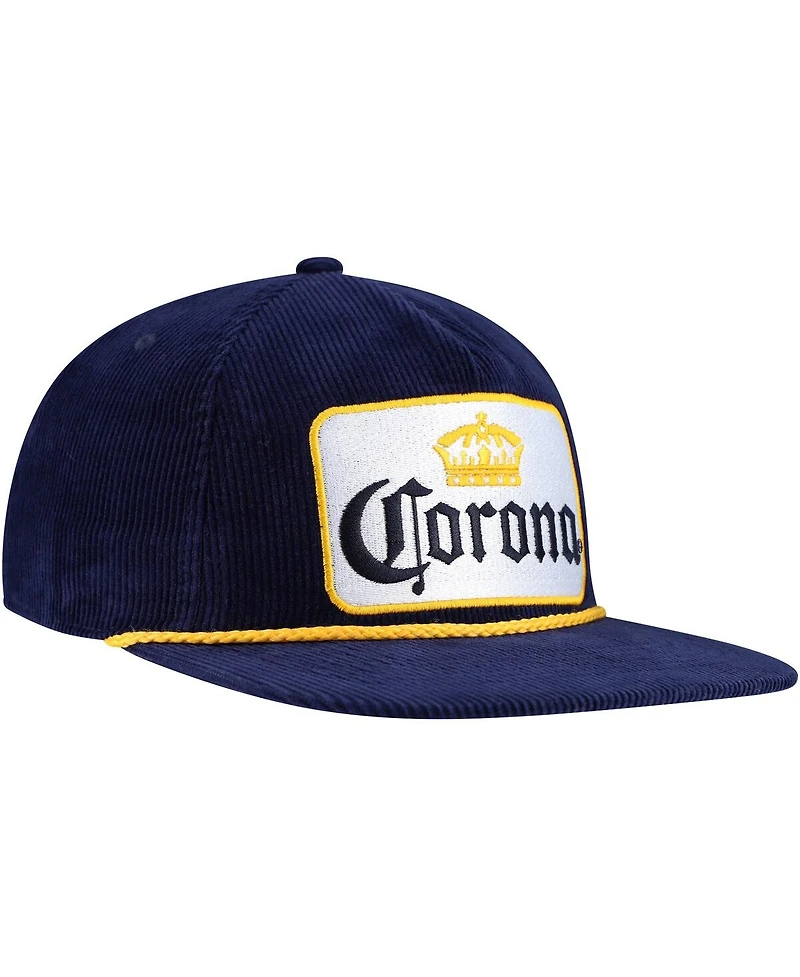 Lids Men's Navy Corona Corduroy Rope Golf Snapback Hat