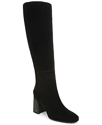 Circus Ny by Sam Edelman Women's Billie Wide-Calf Knee-High Block-Heel Dress Boots