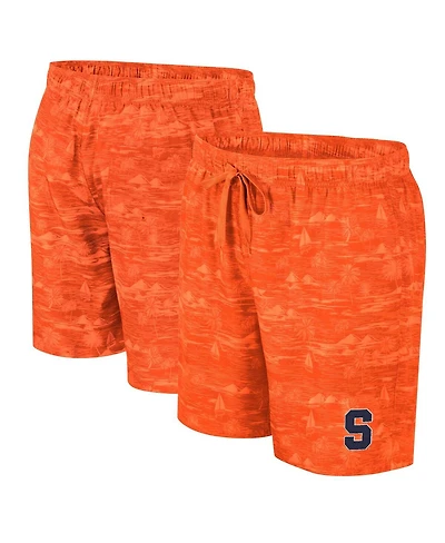 Colosseum Men's Orange Syracuse Ozark Swim Shorts