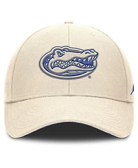 Jordan Men's Natural Florida Gators Rise Primetime Performance Trucker Adjustable Hat