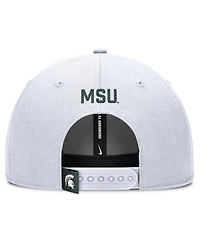Nike Men's White Michigan State Spartans 2025 On-Field Rise Performance Adjustable Hat