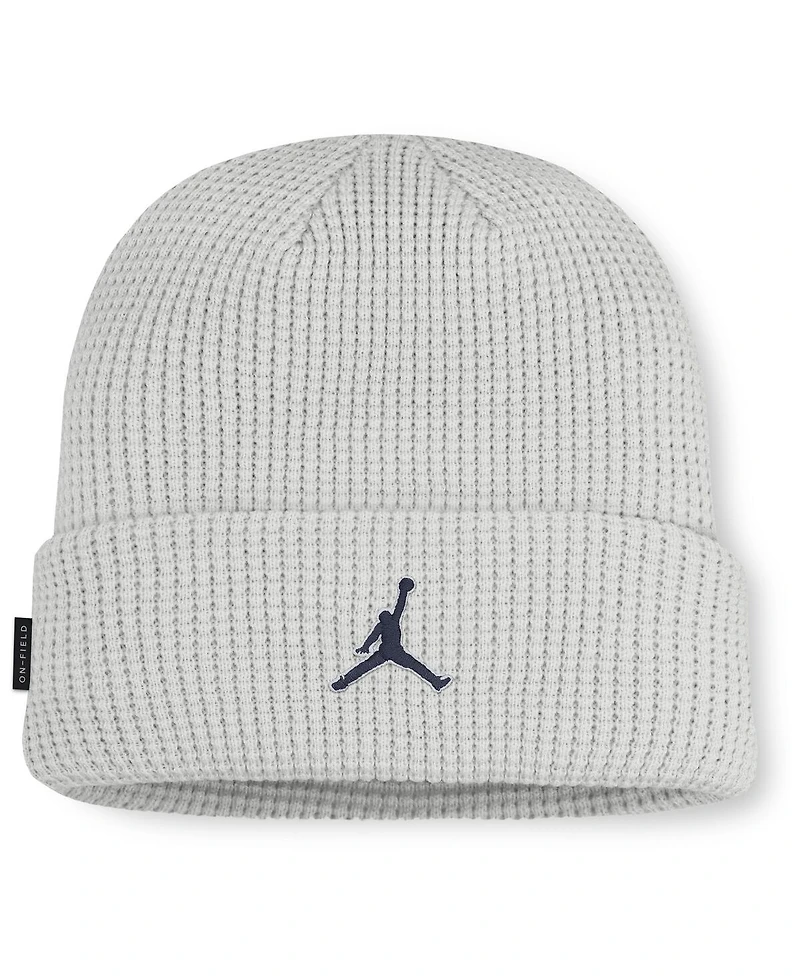 Jordan Men's Gray Michigan Wolverines 2025 On-Field Utility Cuffed Knit Hat