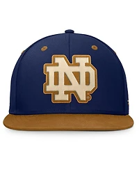 Fanatics Men's Navy/Brown Notre Dame Fighting Irish Noboa Fitted Hat