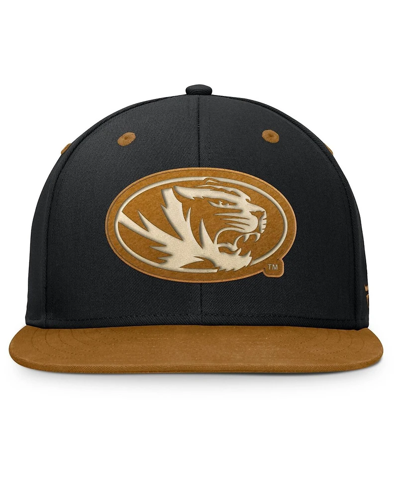 Fanatics Men's Black/Brown Missouri Tigers Noboa Fitted Hat