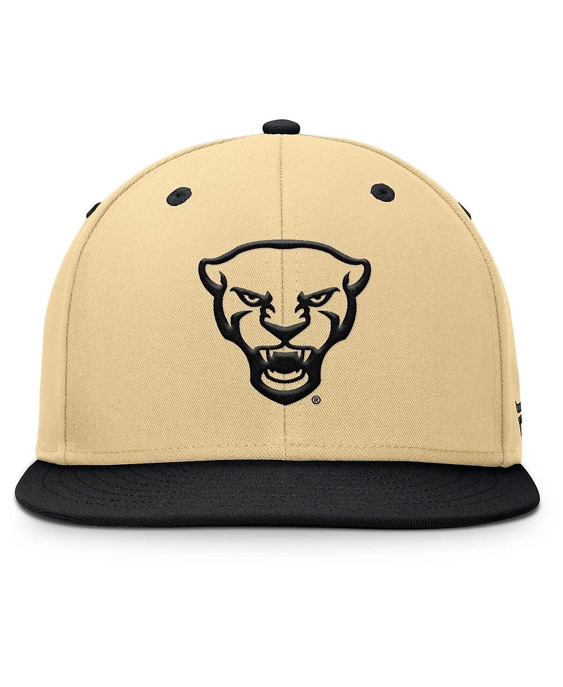 Fanatics Men's Khaki/Black Pitt Panthers Balance Fitted Hat