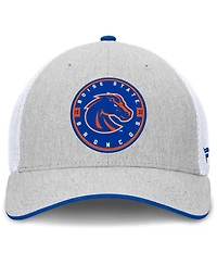 Fanatics Men's Heather Gray/White Boise State Broncos Trigger Flex Hat
