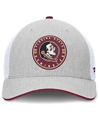 Fanatics Men's Heather Gray/White Florida State Seminoles Trigger Flex Hat