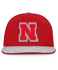 Fanatics Men's Scarlet Nebraska Huskers Loden Snapback Hat