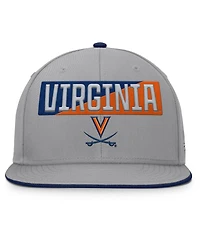Fanatics Men's Gray Virginia Cavaliers Duo Snapback Hat