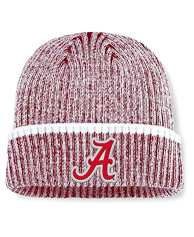 Fanatics Men's Crimson/White Alabama Crimson Tide Haze Cuffed Knit Hat